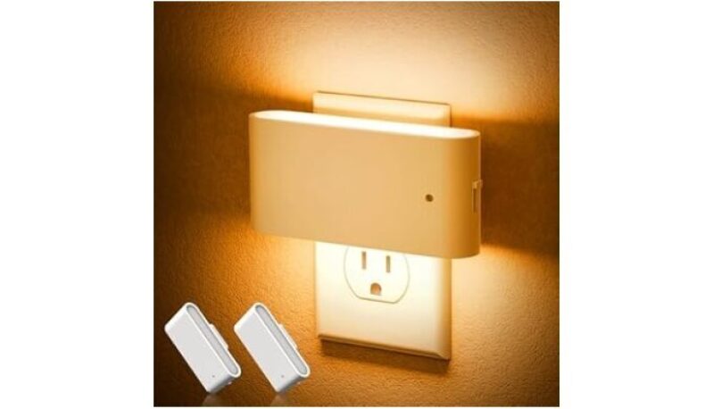 JandCase LED Night Lights Plug into Wall, 2 packs
