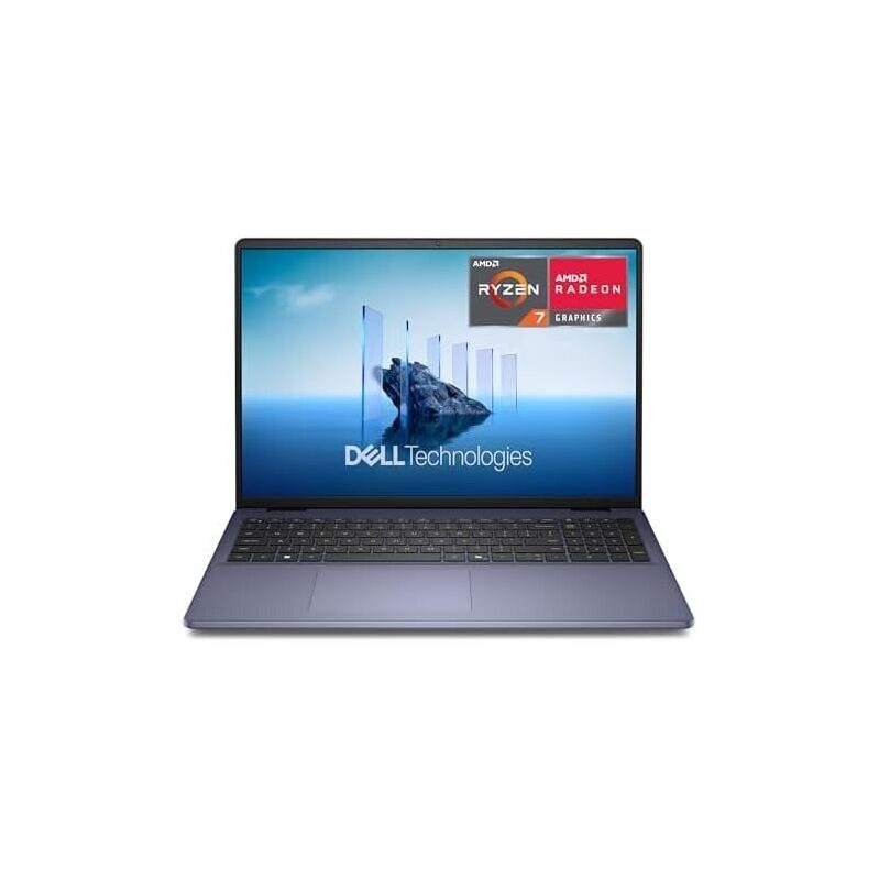 Powerful Dell 16-inch Laptop with AMD Ryzen 7 & 16GB Memory