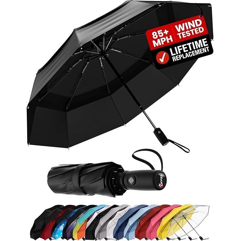REPEL Windproof Travel Umbrella - Unbeatable Protection in Extreme Weather