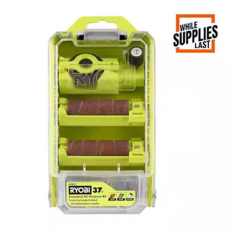 RYOBI Rotary Tool 37-Piece Kit - Ultimate DIY Solution