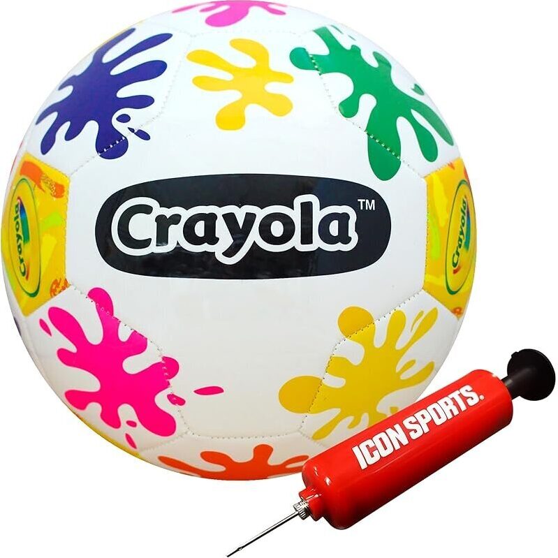Official Crayola Soccer Ball for Kids - Vibrant & Durable