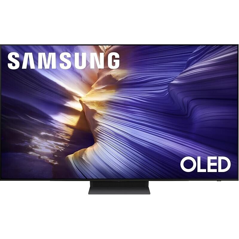 Samsung QN55S90FAFXZA 55-Inch OLED 4K Smart TV - Sharp Visuals & AI Audio
