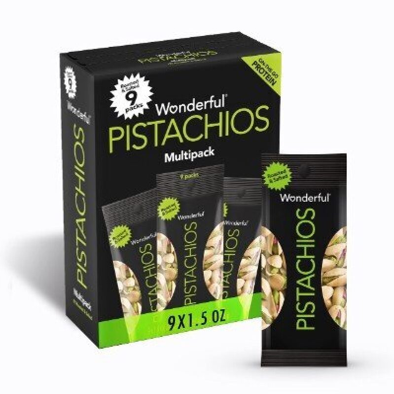 Roasted Salted Pistachios 1.5oz - 9 Packs