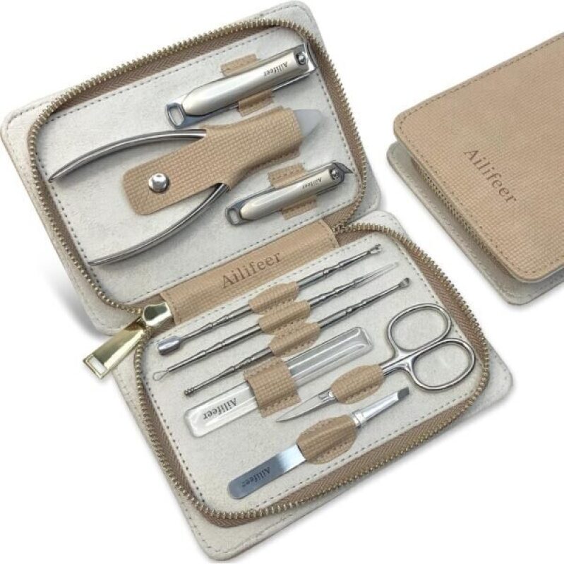 AILIFEER 9-in-1 Stainless Steel Nail Care Kit -50% Off