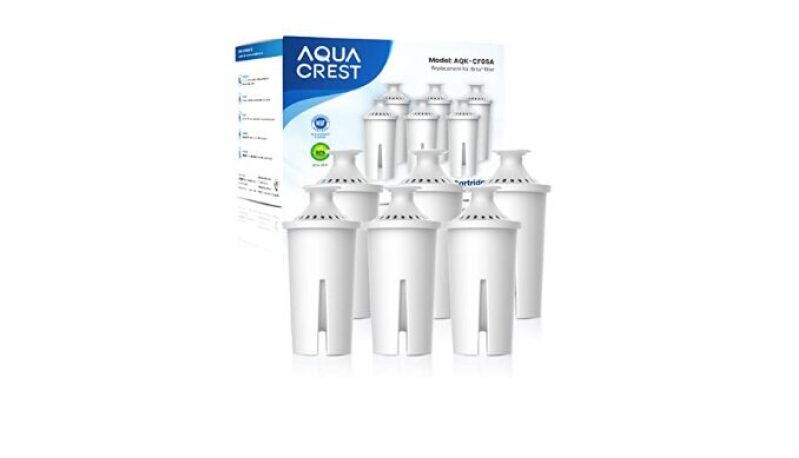 High-Efficiency Aqua Crest Water Filters - 6 Pack