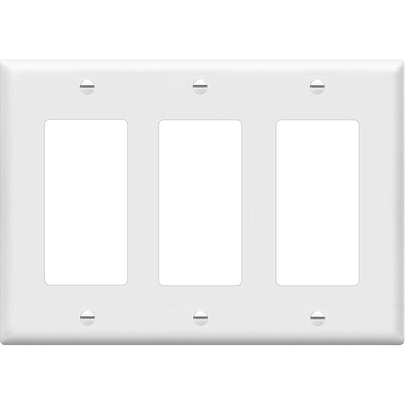 ENERLITES Decorator Light Switch - High-Quality 3-Gang Toggle