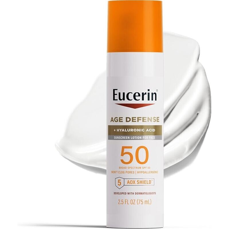 Eucerin Sun Age Defense SPF 50 Face Sunscreen Lotion 2.5oz