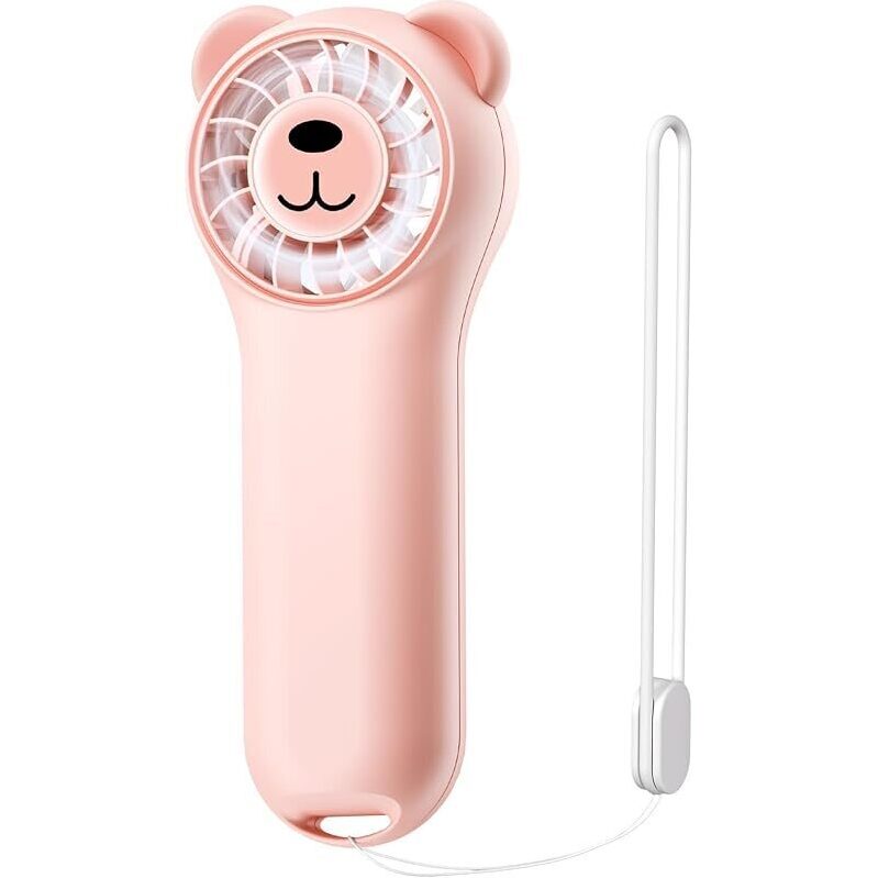 Portable 4-Speed Handheld Fan - Ideal for On-the-Go Cooling
