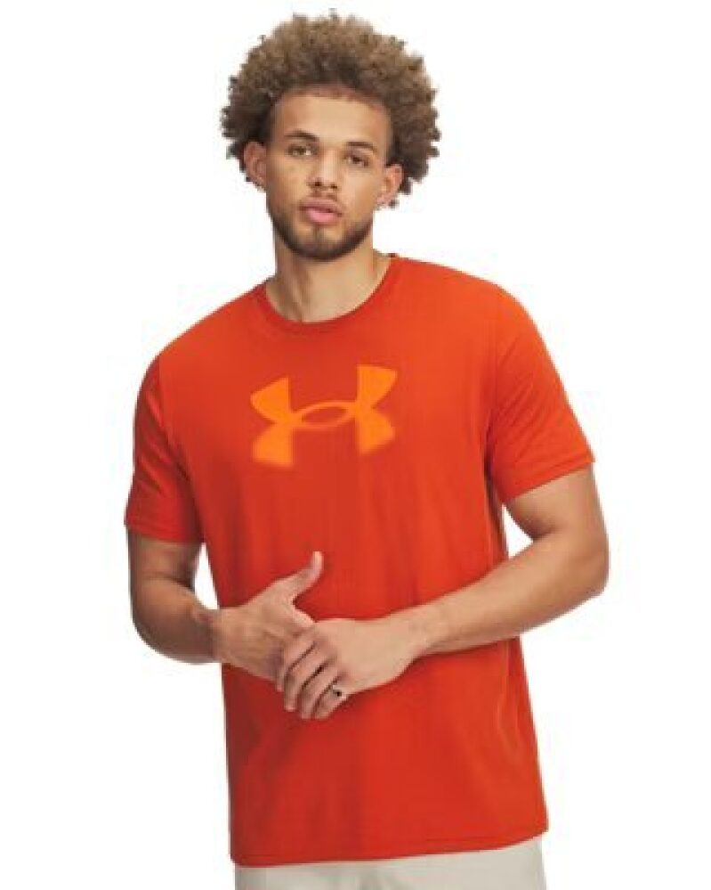 Under Armour Men's Reflective Big Logo Short Sleeve - Orange