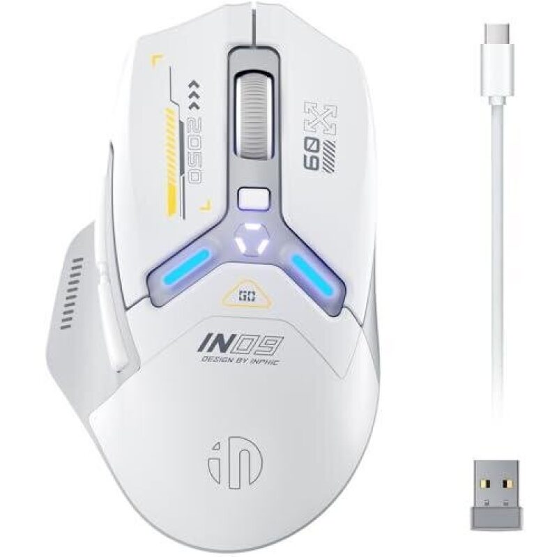IN09 Esports Mouse - 10000 DPI/RGB, 50% OFF