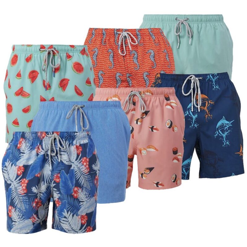 2-pack Rainforest Men's Quick-Dry Swim Trunks for $14 Shipped