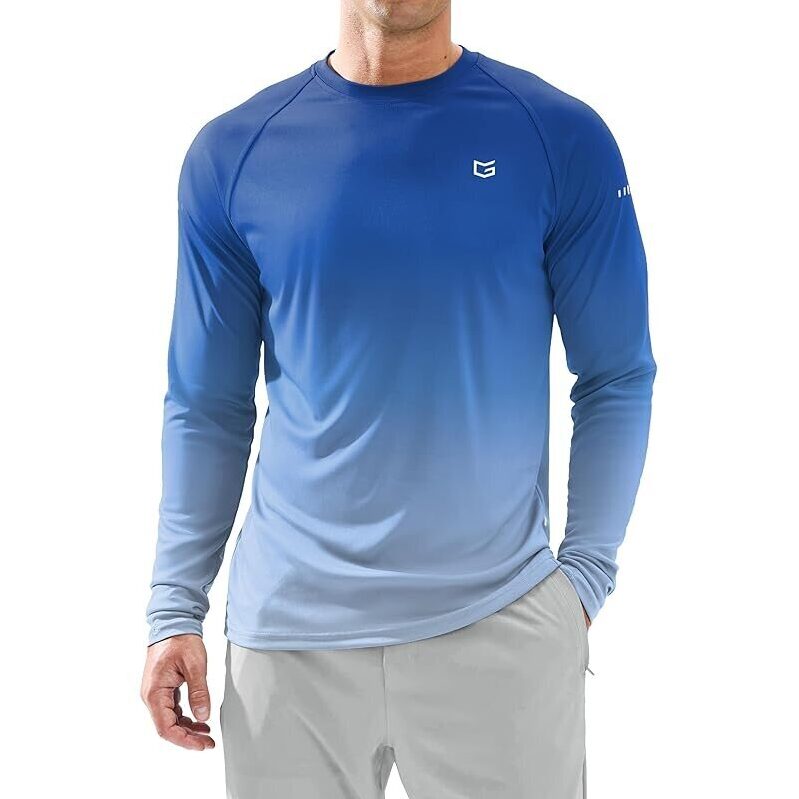 Men's Long Sleeve UV Protection Shirt - UPF 50+ Outdoor Comfort
