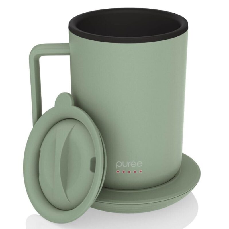 Tzumi Puree Warming Coffee Mug: Keep Your Beverages Hot All Day