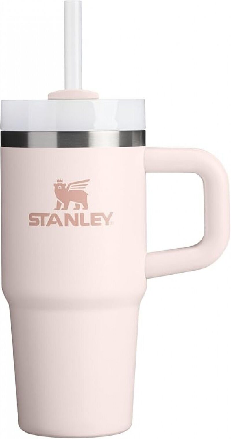STANLEY Quencher H2.0 Tumbler with Handle and Straw 14 oz - Travel-Friendly Insulated Cup