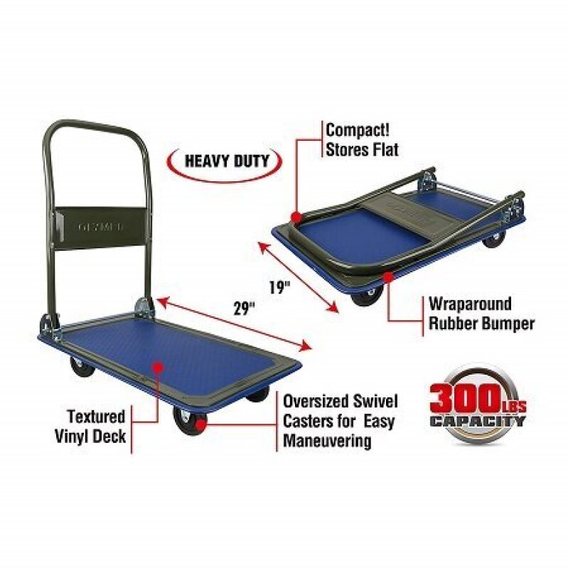 Heavy Duty Folding Hand Truck - $45.28 Deal!