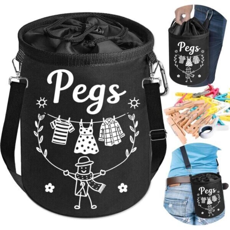 Pegs Outdoor Clothes Drying Rack with Storage Bag - 50% Off