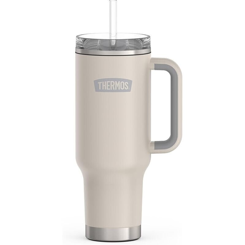 Thermos Stainless Steel Tumbler with Lid - 40oz Insulated Cup Holder Mug