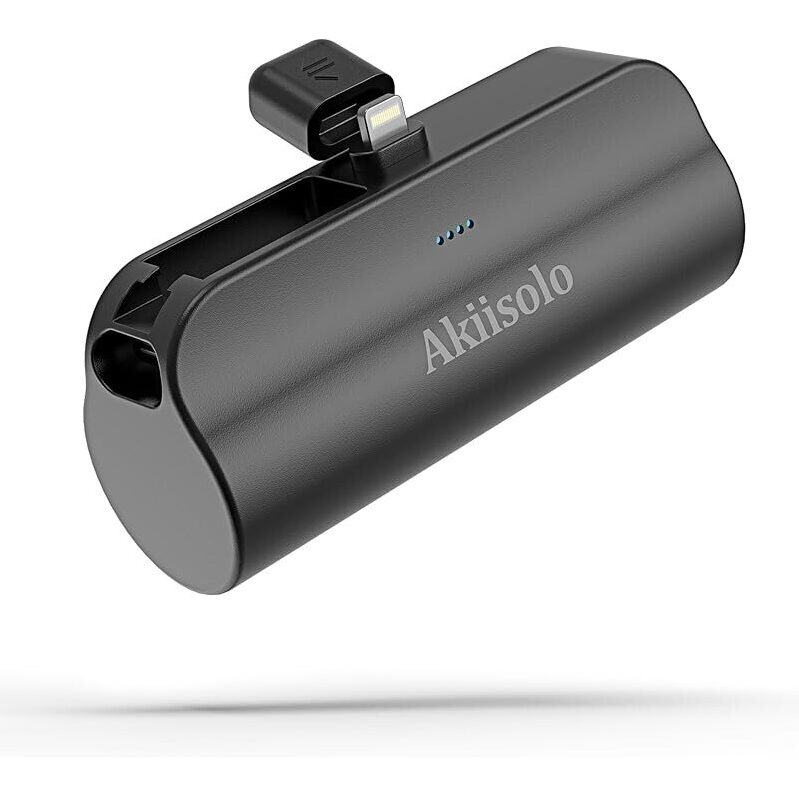 Akiisolo 5000mAh Fast Charging Portable Power Bank for iPhone