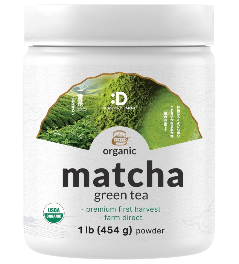 Organic Matcha Green Tea Powder 1-lb