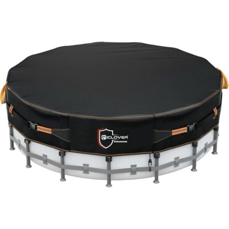 ICLOVER 8ft Round Pool Cover -50% Discount