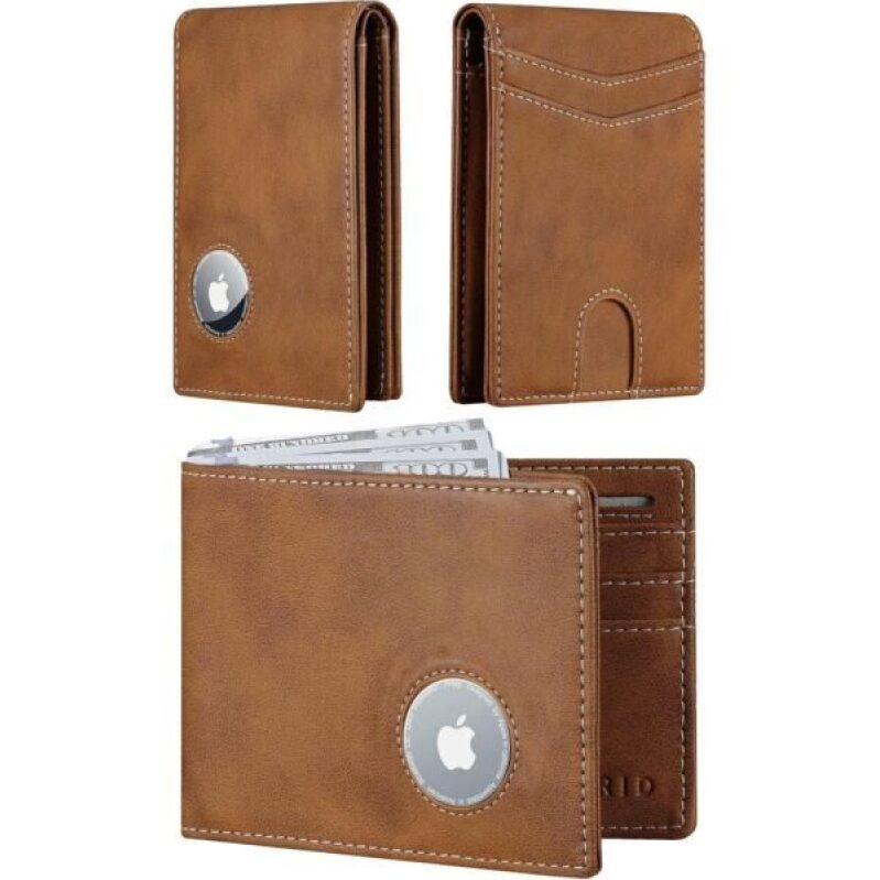 Slim Air Tag Wallet for Men - Compatible with AirTag, RFID Blocking, Minimalist Design