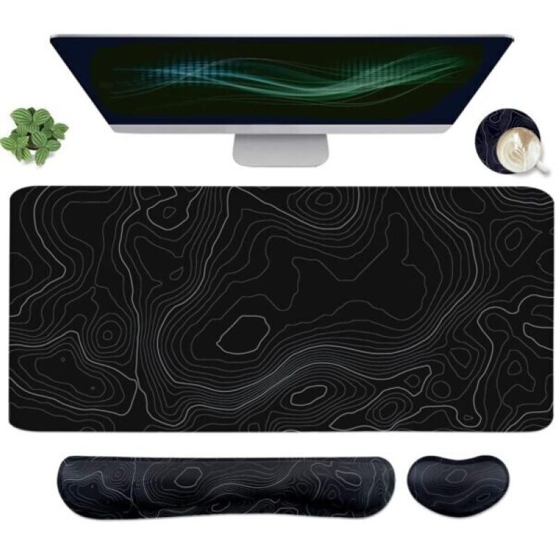 Terrain Mouse Pad & Wrist Rest Set - Premium Ergonomic Comfort