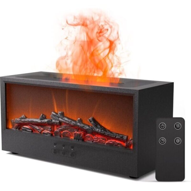 Realistic Electric Fireplace with Humidifier -52% Off