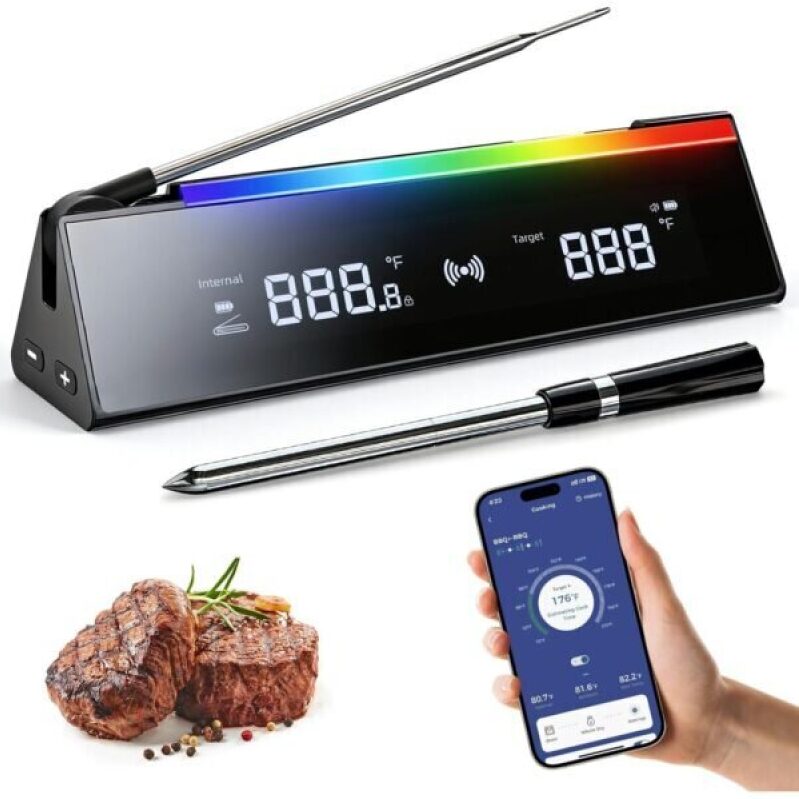 Dual Wireless Meat Thermometer -65% Off