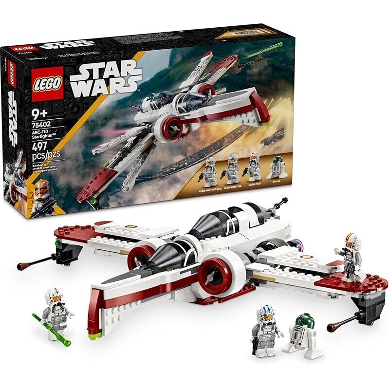 LEGO Star Wars ARC-170 Spaceship Toy Set - Action-Packed Galactic Adventure!