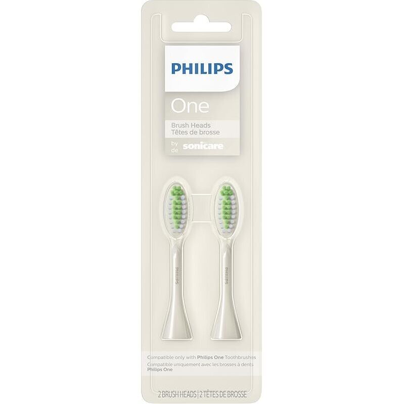 Philips One by Sonicare 2pk Brush Heads BH1022/07 - Brighter Smile