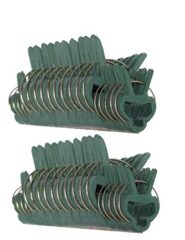 RamPro Plant Clips - 40 Pack, Green