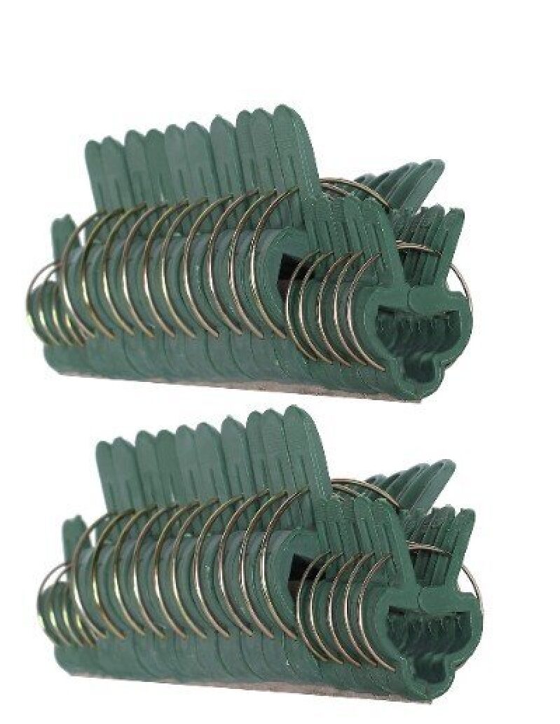 RamPro Plant Clips - 40 Pack, Green