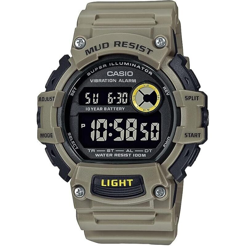 Casio TRT110H Mud Resistant Digital Watch - Heavy Duty & Long-Lasting