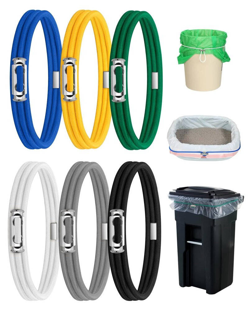 Versatile Garbage Can Bands - Adjustable for Any Size