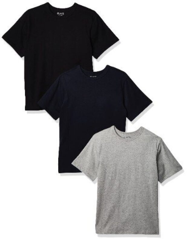 Essential Boys' V-Neck T-Shirts 3-Pack