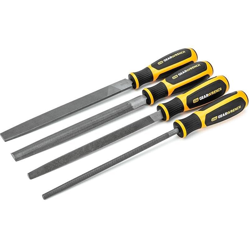 GEARWRENCH 4 Pc. 8-inch Bastard File Set 82820H - Precision and Durability
