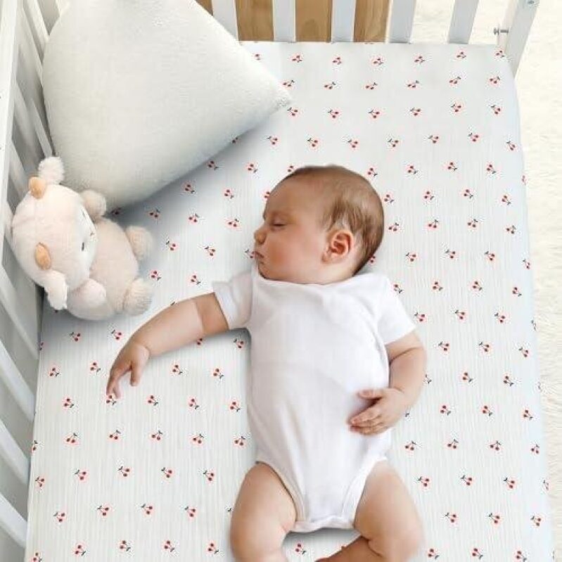 Premium Organic Cotton Baby Crib Sheet - 52% OFF