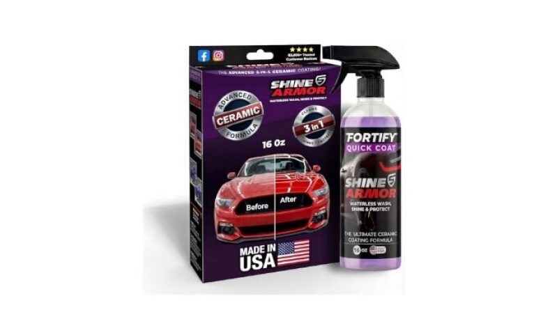 Shine Armor Fortify Quick Coat: 3-in-1 Car Detailing Spray