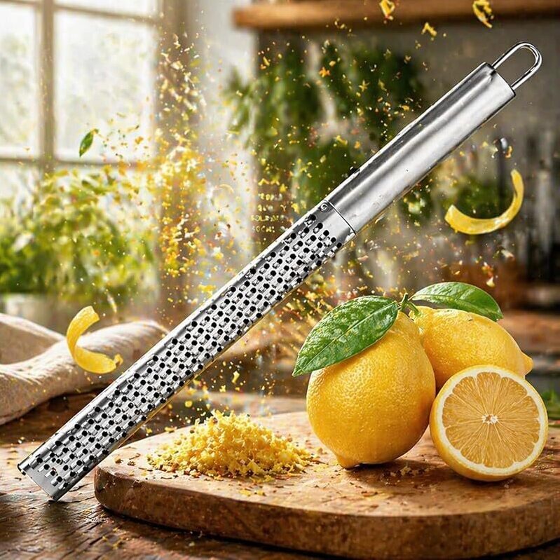 Stainless Steel 3-in-1 Zesters for Fruit, Vegetable & Potato - Dual Blades