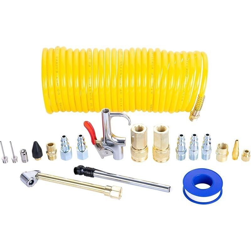 Versatile 20-Piece Air Compressor Accessory Kit for All Your Needs