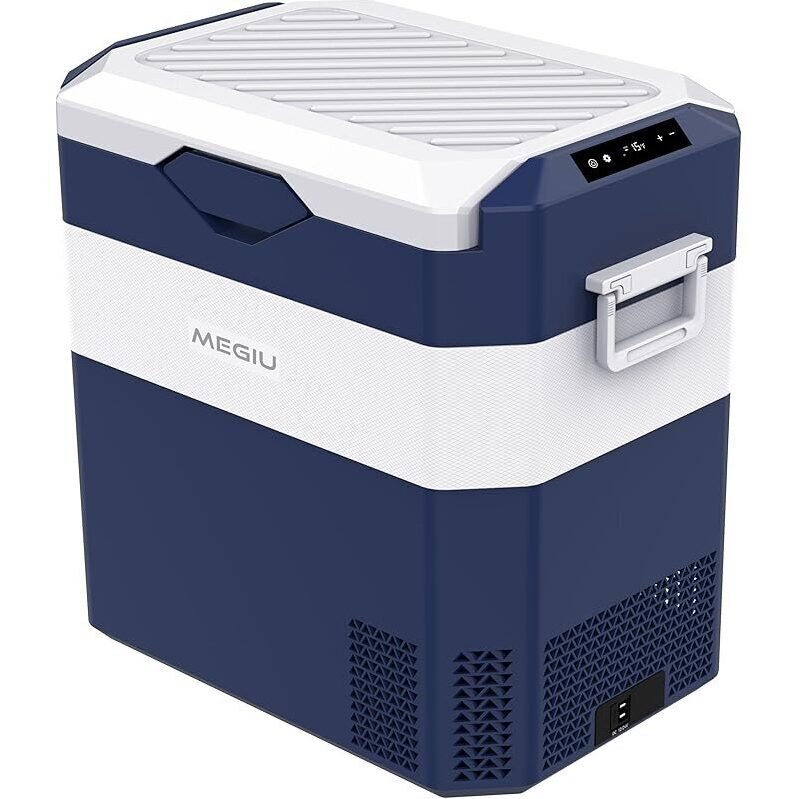 MEGIU 12V 45Qt Portable Car Refrigerator: Perfect for On-the-Go Cooling