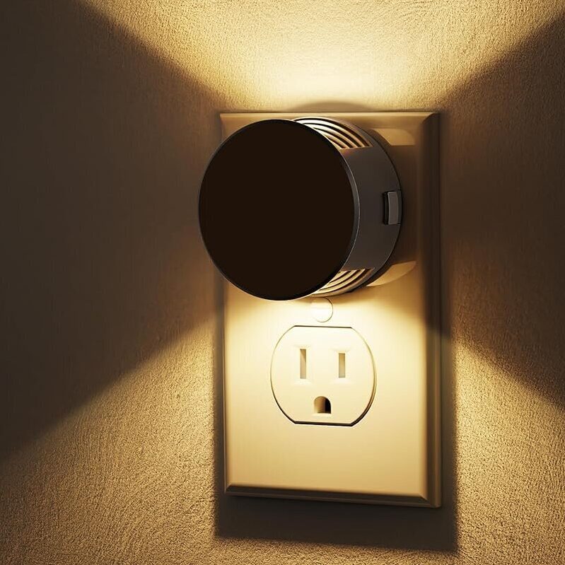 2-Pack Dusk to Dawn Sensor Nightlight - Smart, Energy-Efficient Plug-In Lighting