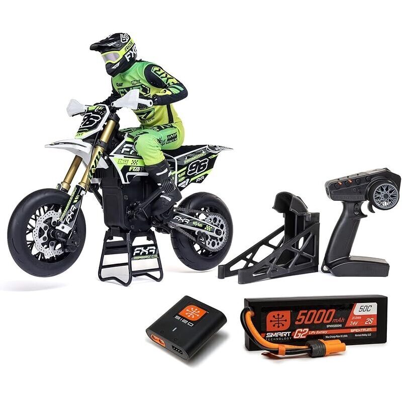 Losi Promoto-SM 1/4 Super Moto Motorcycle FXR Ready to Run