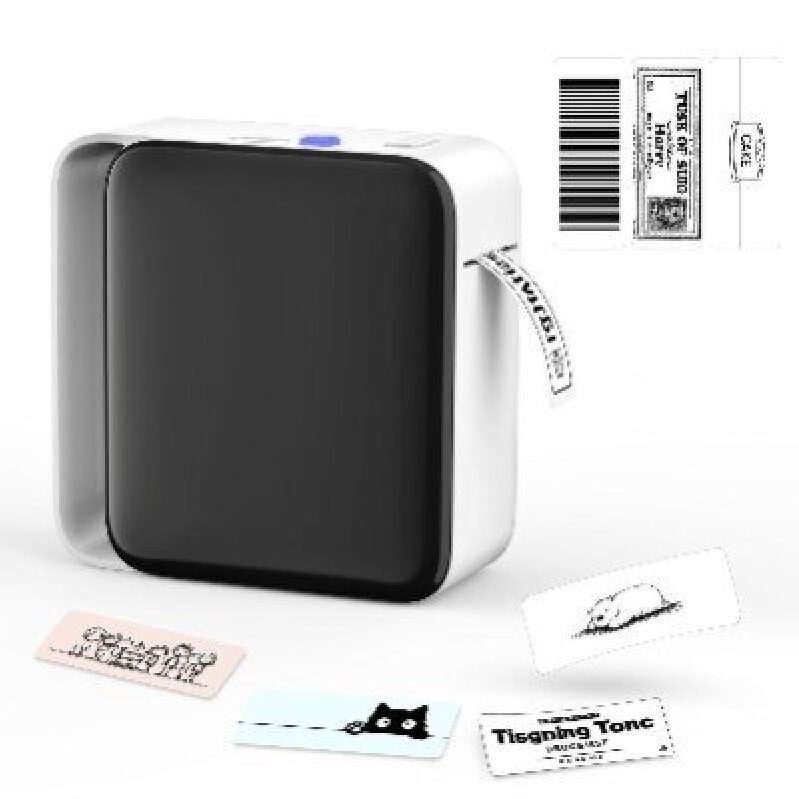 Compact Bluetooth Label Printer - Portable, Wireless, and Efficient