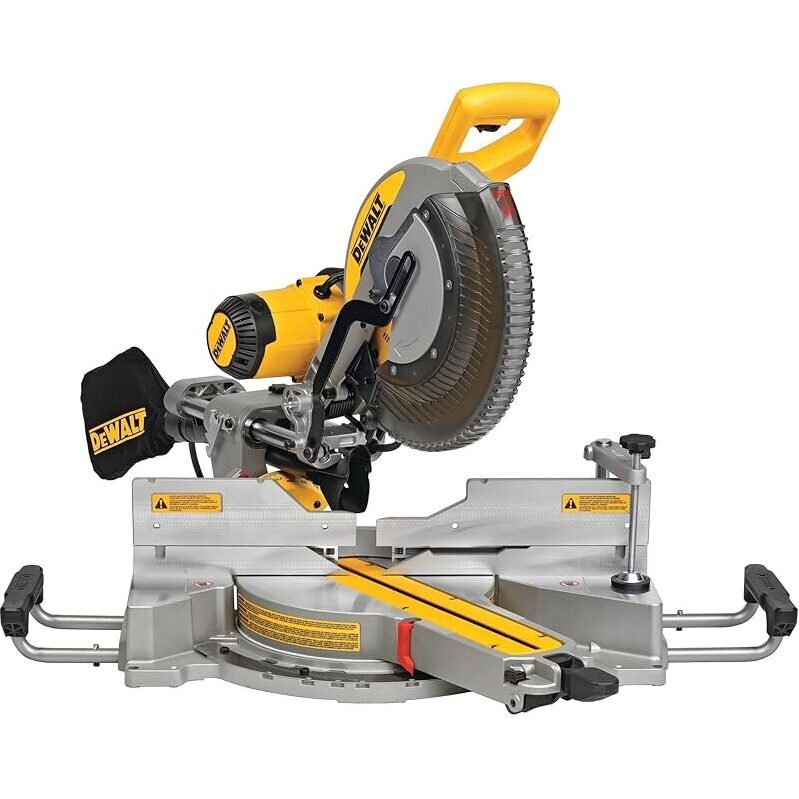 High-Performance DEWALT 12-in Dual Bevel Sliding Compound Miter Saw