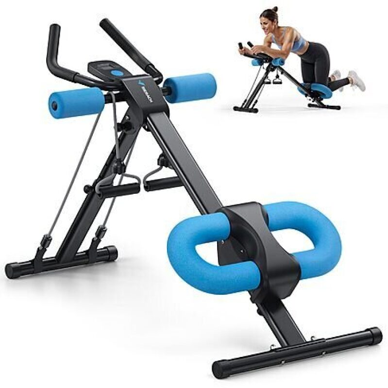 MERACH Adjustable Foldable Ab Trainer Machine - Affordable Fitness Deal