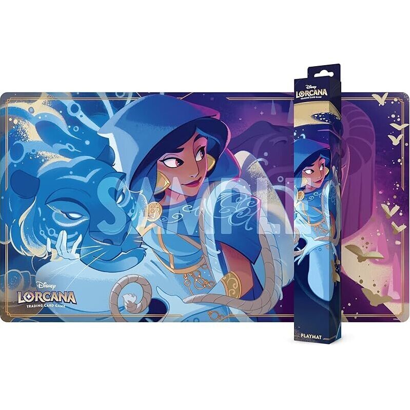 Elegant Jasmine Lorcana TCG Playmat - Perfect for Strategy Gamers