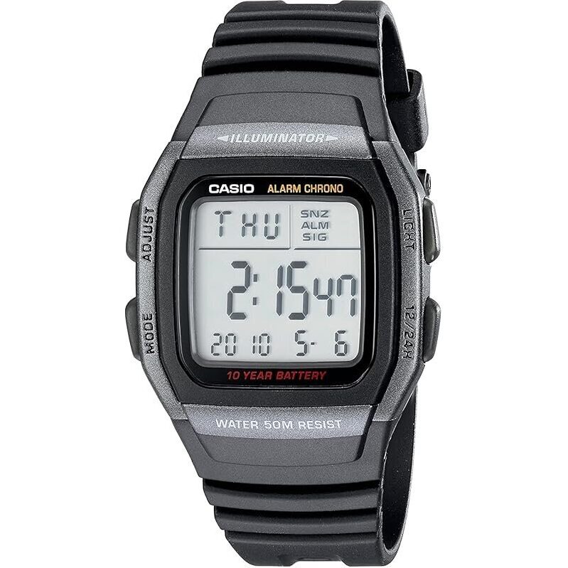 Casio Mens W96H-1BV Classic Sport Watch