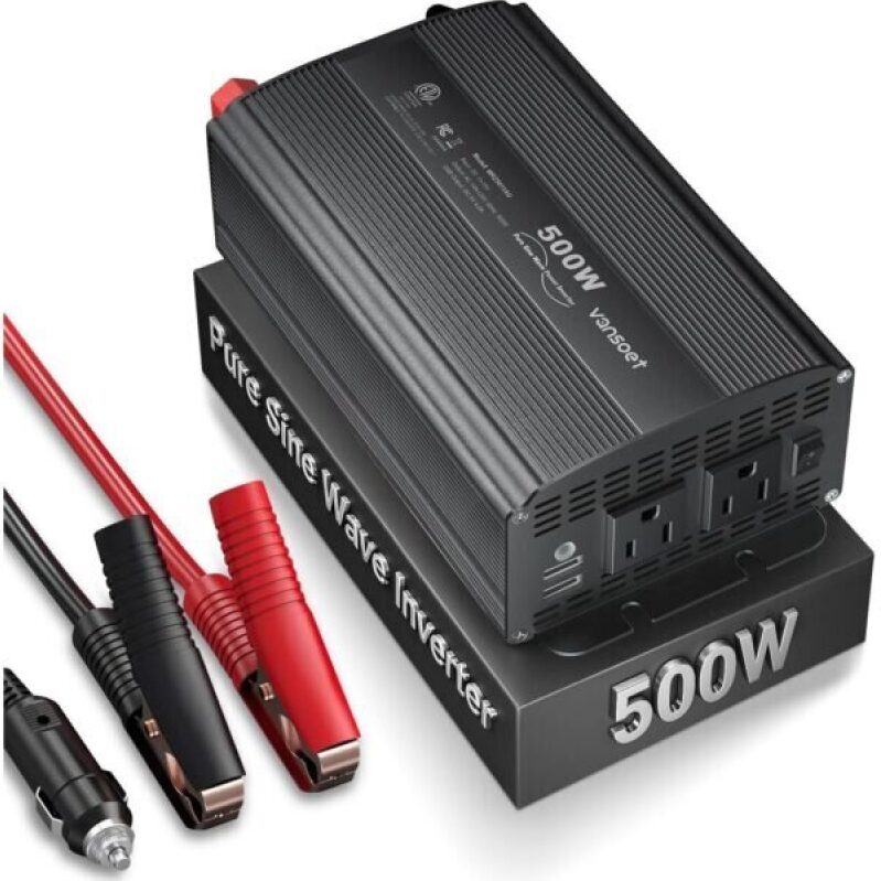 VANSOET 500W Power Inverter - Efficient and Reliable 12V DC to 110V AC Conversion