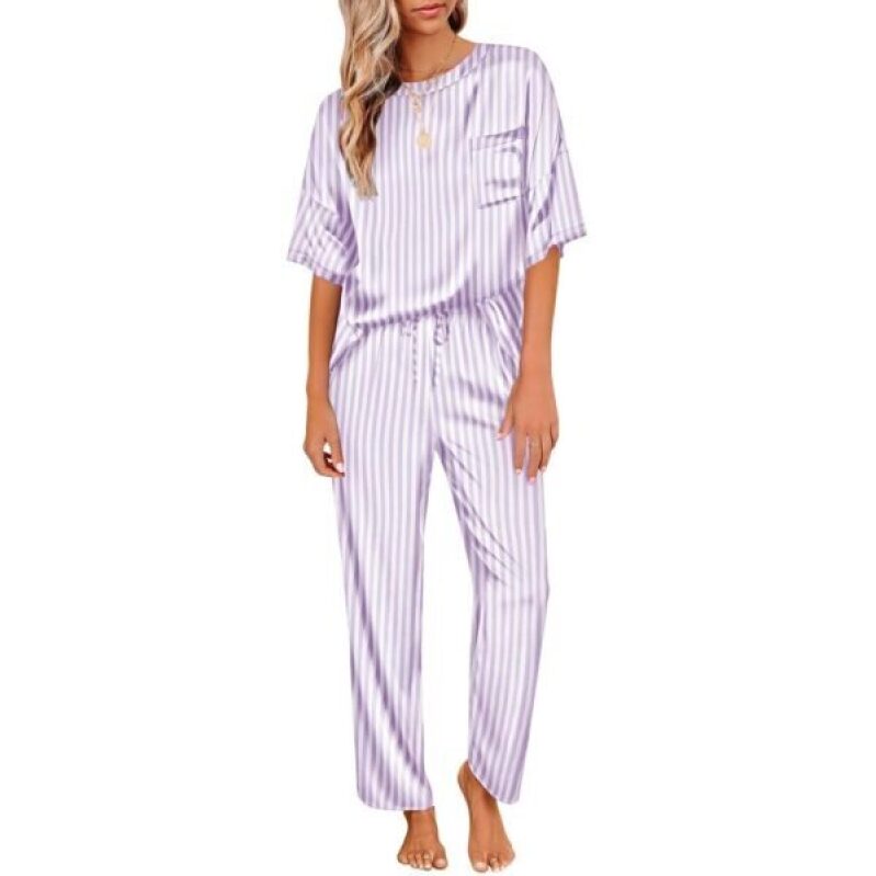 Ekouaer Womens Silk Satin Pajamas Set - Luxurious Comfort for an Unforgettable Night's Sleep